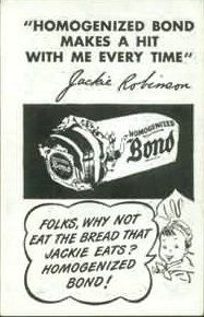 1947 Homogenized Bread Jackie Robinson